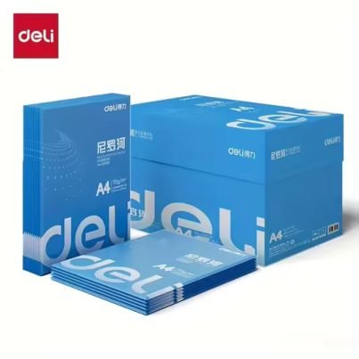 Deli A4 Copy Paper 80gsm Weight High Quality Office Copying Material
