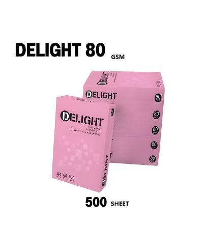 Delight A4 Lightweight Copy Paper 80gsm Weight 70gsm