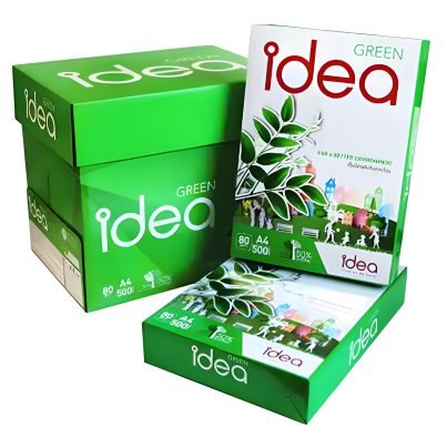 Green Idea A4 Copy Paper Lightweight 80gsm Eco-Friendly